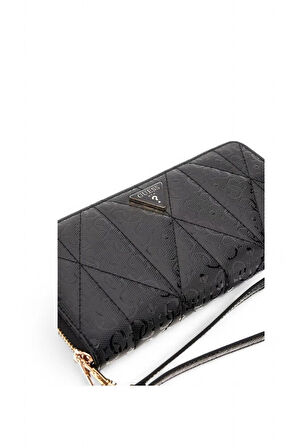 Guess Aldina Slg Siyah Kadın Cüzdan SWGG9663146