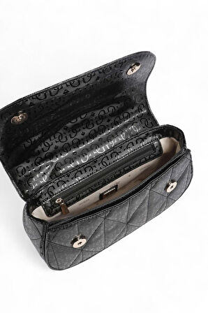 Guess Aldina Siyah Kadın El Çantası HWGG9663200