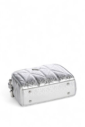 Guess Aldina Gümüş Kadın Çapraz Askılı Çanta HWGY9663140