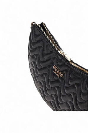 Guess Melisandra Siyah Kadın Omuz Çantası HWQG9653180