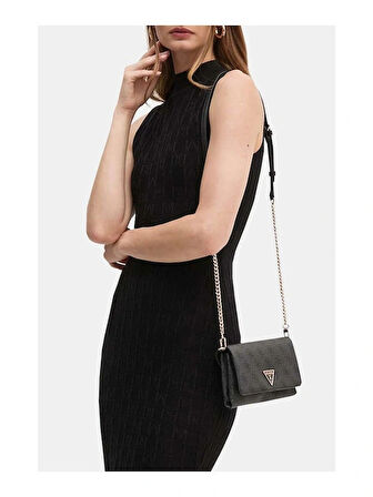 Guess Anadela Kadın Antrasit Omuz Çantası HWBG9672750-CLO