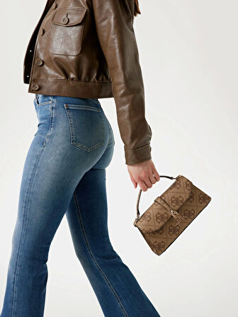 Guess Lorelei Kadın Kahverengi Omuz Çantası HWOS9655200-LTL