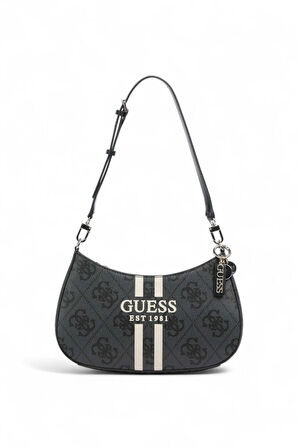 Guess Noelle II Antrasit Kadın Omuz Çantası HWOS9672180