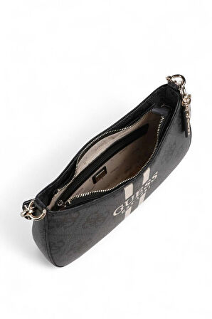 Guess Noelle II Antrasit Kadın Omuz Çantası HWOS9672180