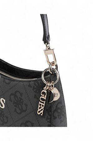 Guess Noelle II Antrasit Kadın Omuz Çantası HWOS9672180