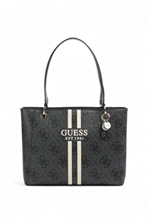 Guess Noelle II Antrasit Kadın Omuz Çantası HWOS9672250