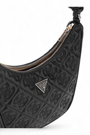 Guess Adelasia Siyah Kadın Omuz Çantası HWQL965818
