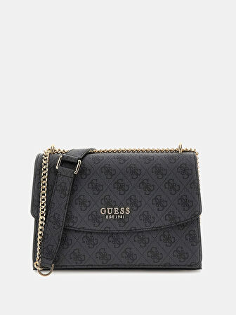 Guess Access Kadın Antrasit Omuz Çantası HWSG7334210-CLO