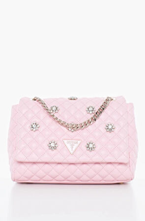 Guess Ever Flap Kadın Pembe Omuz Çantası HWEG8679210-RSW