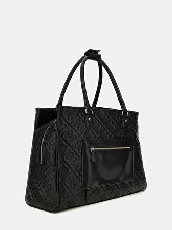 Guess Adelasia Kadın Siyah Seyahat Çantası TWQL9658919-BLA