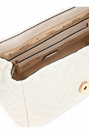 Guess Everlee Bej Kadın Çapraz Askılı Çanta HWQG8679210