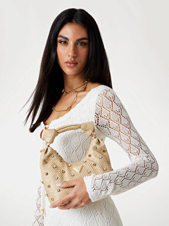 Guess Isotta Kadın Natural Omuz Çantası HWWW9660010-NAT