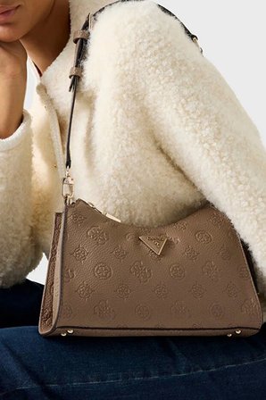 Guess Cresidia Kadın Kahverengi El Çantası HWPD9888180-DKO