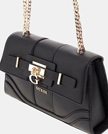 Guess Latona Kadın Siyah Omuz Çantası HWBG9206210-BLA