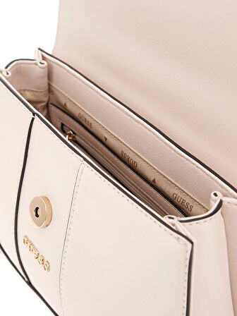 Guess Latona Kadın Krem Omuz Çantası HWBG9206210-STO