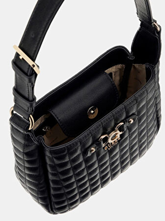 Guess Brera Kadın Siyah Omuz Çantası HWQG8424010-BLA