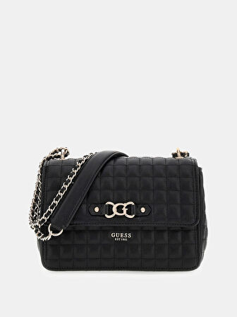 Guess Brera Kadın Siyah Omuz Çantası HWQG8424210-BLA