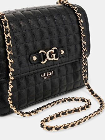 Guess Brera Kadın Siyah Omuz Çantası HWQG8424210-BLA