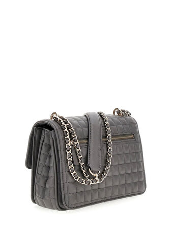 Guess Brera Kadın Antrasit Omuz Çantası HWQG8424210-SLA