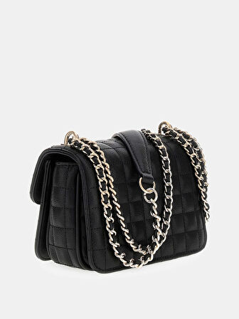 Guess Brera Kadın Siyah Omuz Çantası HWQG8424780-BLA