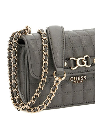 Guess Brera Kadın Antrasit Omuz Çantası HWQG8424780-SLA