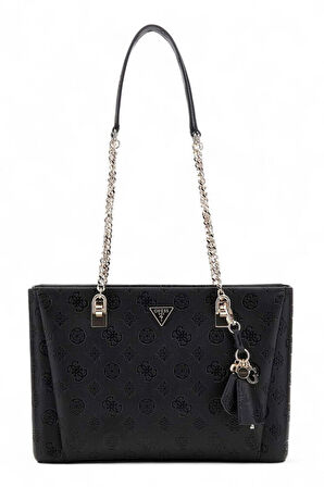 Guess Tisha Siyah Kadın Omuz Çantası HWPD7764230