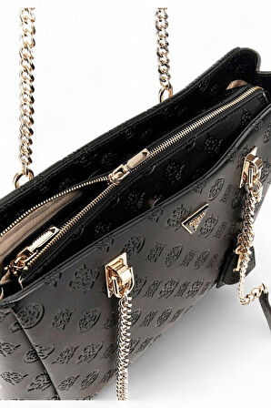 Guess Tisha Siyah Kadın Omuz Çantası HWPD7764230