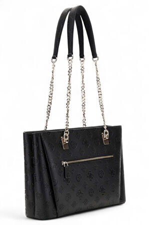 Guess Tisha Siyah Kadın Omuz Çantası HWPD7764230