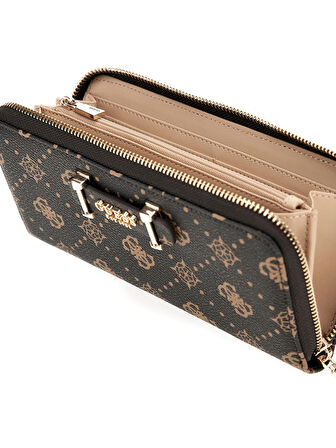 Guess Silia Kadın Kahverengi Cüzdan SWGP9890146-ESL