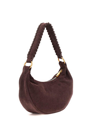 Kadın Amita Deri Omuz Çantası - Kahverengi | undefined