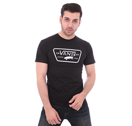 000QN8Y281-R Vans Full Patch Erkek T-Shirt Siyah