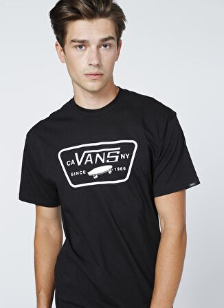 Vans VN000QN8Y281 Full Patch O Yaka Siyah Erkek T-Shirt