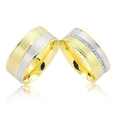 Taşlı Altın Alyans 1903-2