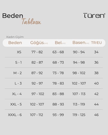 Türen Kadin Likrali Külot 2'li Paket 964/Vizon