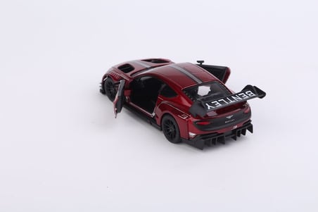 Kinsmart Bentley Continental Gt3 Diecast Çekbırak Metal Model Araba Bordo