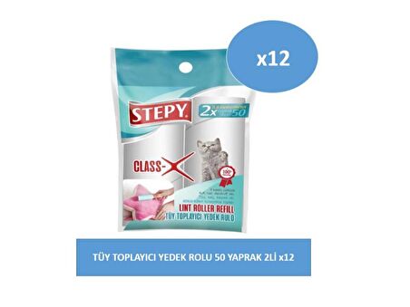 Stepy Tüy Toplayıcı Yedef Rolu 50 Yapraklı 2Li x24 