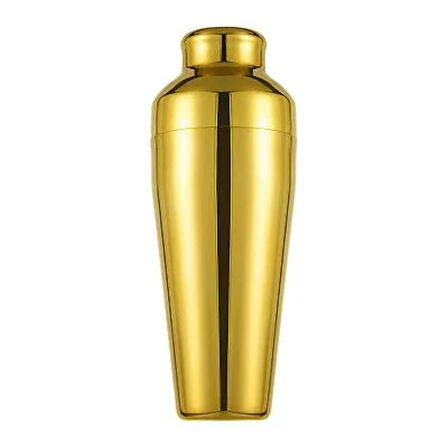 DLEK STORE Fransız Model Çelik Shaker Altın Renk 600 ML 1 Adet
