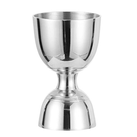 DLEK STORE Bar Bel Jigger 30/60 CL Gümüş Renk 1 Adet