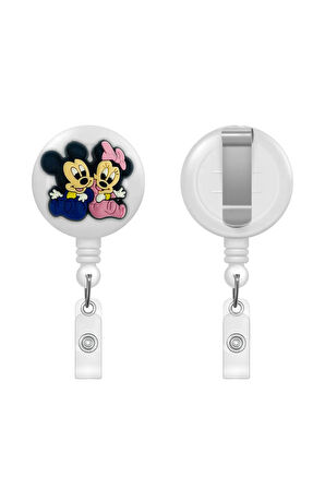 Minnie Mickey Mouse Figürlü Yoyo Kartlık Tutucu