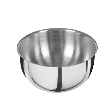 Özbir Çelik Mayonez Tenceresi Karıştırma Kabı 16x8 cm 1 lt. 304 Kalite Paslanmaz Çelik 1 Adet