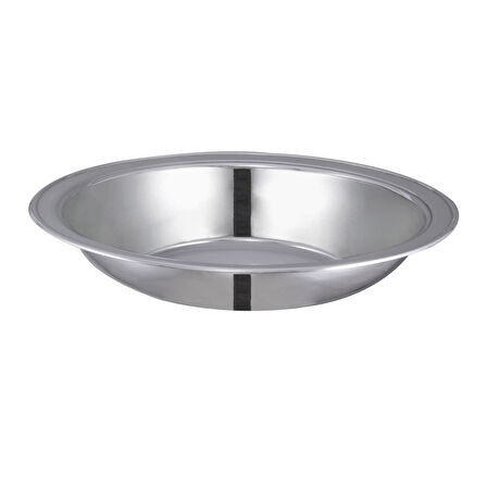 Özbir Çelik Yemek Tabağı Ø13 cm 304 Kalite Paslanmaz Çelik 1 Adet