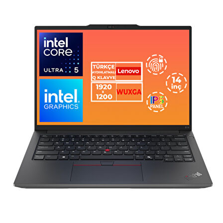 Lenovo ThinkPad E14 G6 Ultra 5 125U 32GB 512GB SSD 14" WUXGA Freedos Notebook 21M70092TX 003
