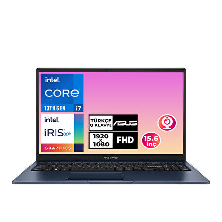 Asus VivoBook 15 i7-1355U 40GB 512GB SSD 15.6" FHD Freedos Taşınabilir Bilgisayar X1504VA-NJ1499 003