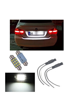 Bmw E39 E46 E60 E90 X5 Beyaz Led Plaka Aydınlatma Seti