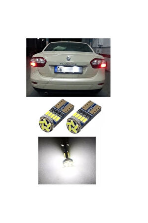 Renault Fluence Led Plaka Aydınlatma Ampulü T10 W5w