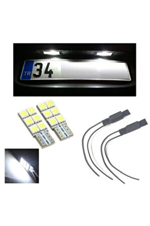 Seat Leon Mk3 Led Plaka Lambası Ampul Seti T10