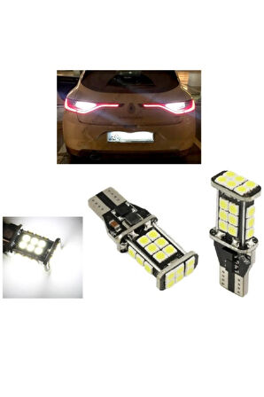 Renault Megane 4 Led Geri Vites Ampulü W16w T15 Beyaz