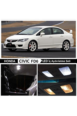 Honda Civic Fd6 Led Iç Aydınlatma Seti Beyaz 8 Adet