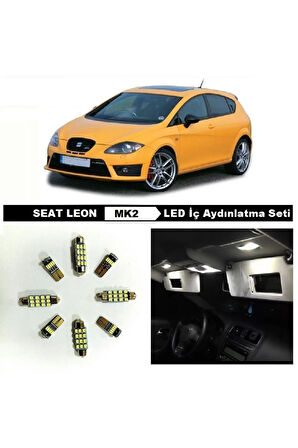 Seat Leon Mk2 Beyaz Led Iç Aydınlatma Ampul Seti 11 Adet