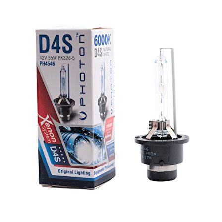 PHOTON D4S 6000K XENON YEDEK AMPULÜ %50 FAZLA IŞIK